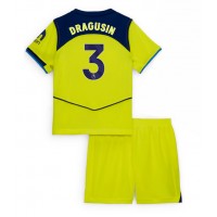 Tottenham Hotspur Radu Dragusin #3 Tretí Detský futbalový dres 2025-26 Krátky Rukáv (+ trenírky)